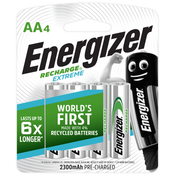 energizer recharge extreme aa 4 pk 2300mah picture 1