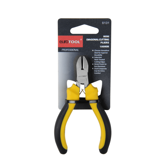 eurotool mini diagonal cutting plier 100mm picture 1