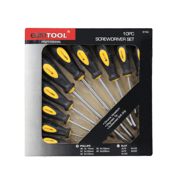 eurotool screwdriver set 10pc picture 1