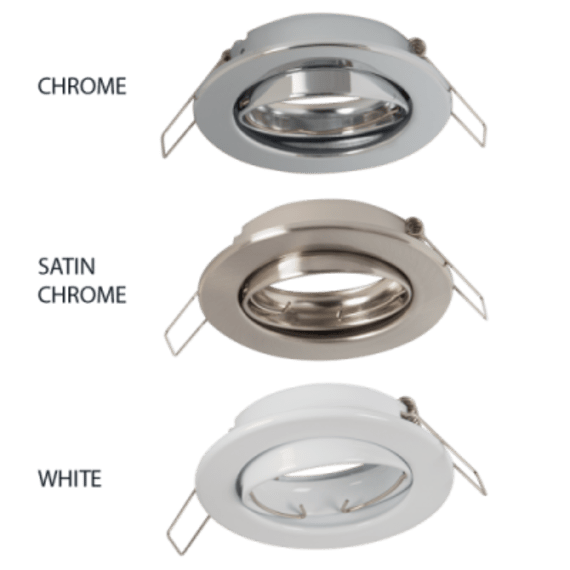 brightstar downlight dl067 satin chrome 65x85mm picture 1