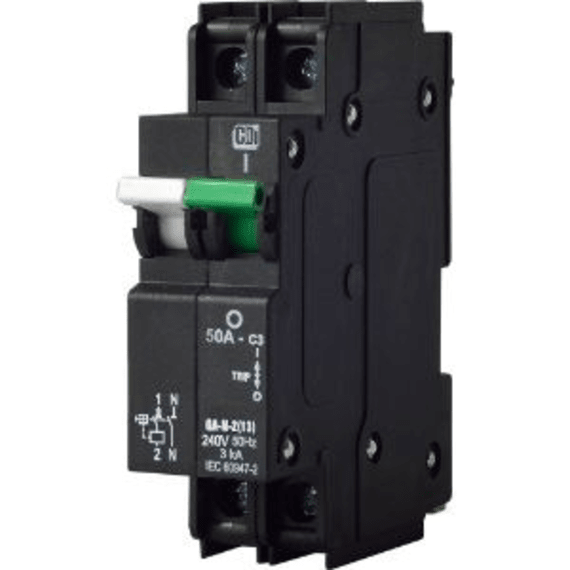 cbi main switch cb 20a 3ka blk 26mm picture 1