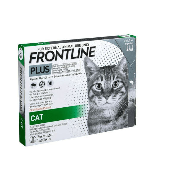 Frontline Plus Cat Tick and Flea Treatment Agrimark