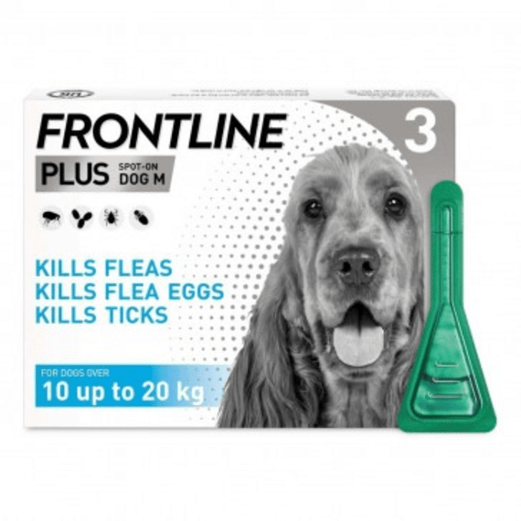 frontline plus medium dogs tick and flea treatment picture 1