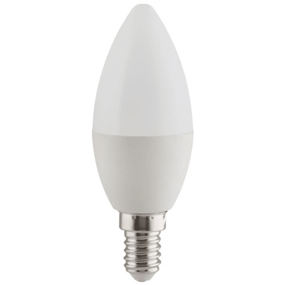 eurolux lamp led candle dimmable e14 ww 5w picture 1