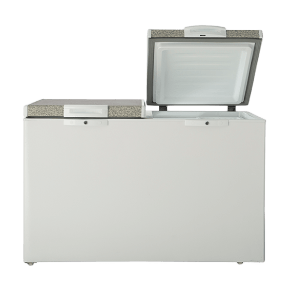 defy chest freezer double lid white 386l picture 1