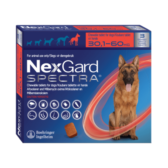 nexgard spectra x large tab 30 1 60kg picture 1