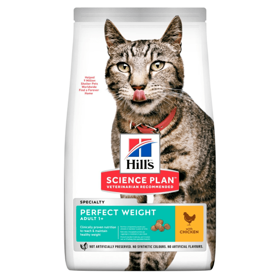 hills science plan feline adult perfect weight picture 1