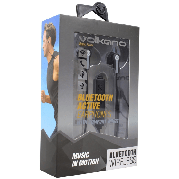 volkano motion bluetooth earphones black picture 1