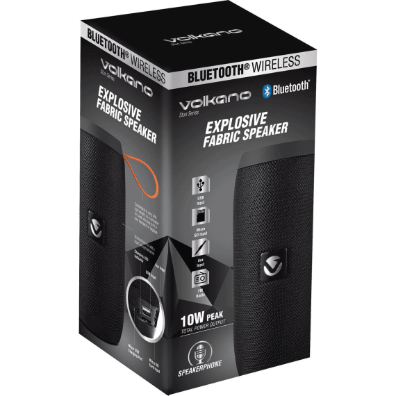 volkano stun portable bluetooth speaker black picture 5