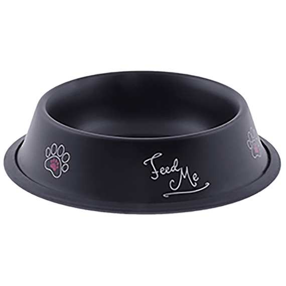 marltons anti slip stainless steel bowl black picture 3