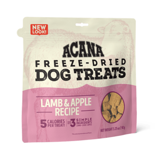 acana lamb apple freeze dried dog treats picture 1