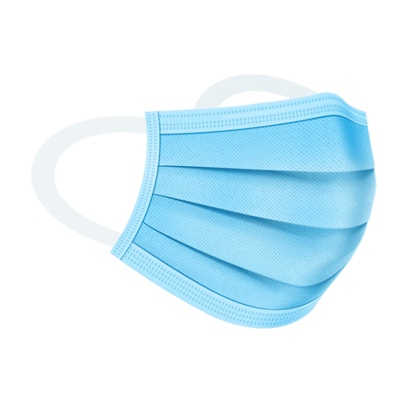 azamask 3ply surgical mask blue 50 picture 1