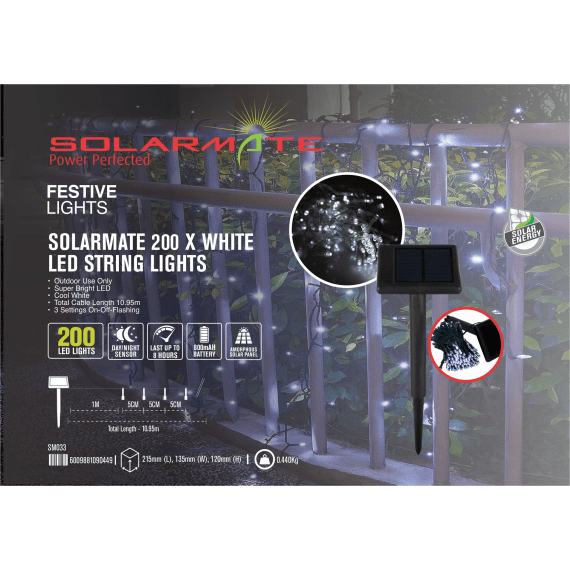 solarmate led fairy light 200 bulbs picture 3