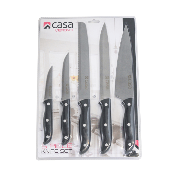 casa verona 5pc kitchen knife set picture 2