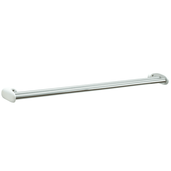 splashworks coast double towel rail 700mm white picture 1