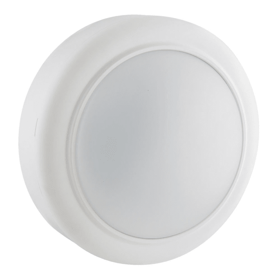 eurolux bulkhead white round 8w picture 1