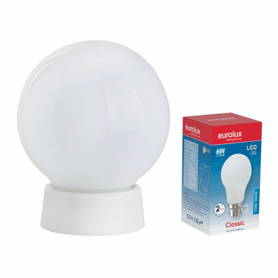 eurolux ready light globe incl led lamp 6w picture 1