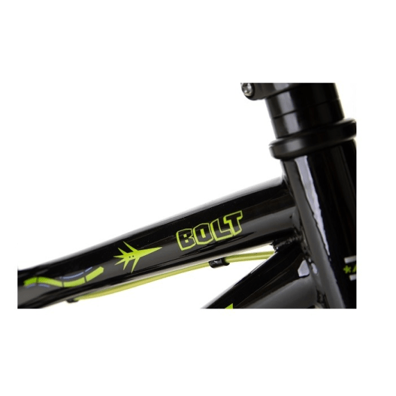 avalanche bolt 16 bicycle black green picture 3