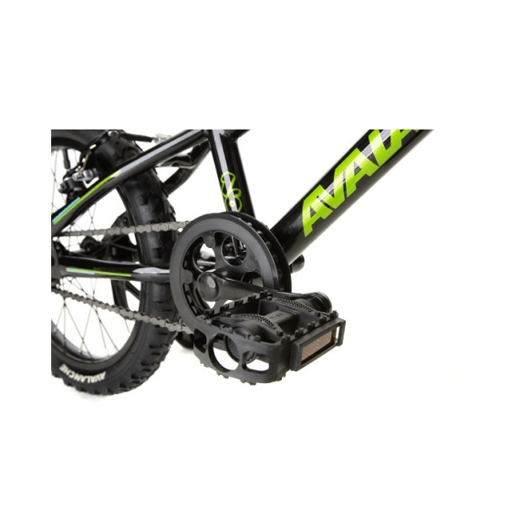 avalanche bolt 16 bicycle black green picture 4