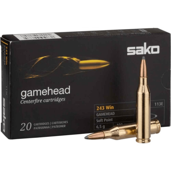 sako gamehead 243win 100gr sp ammo 20 picture 1