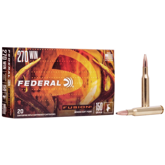 federal fusion 270 win ammo 150gr 20 picture 1