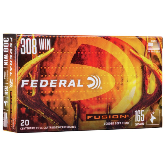 federal 308 win fusion ammo 165gr 20 picture 1