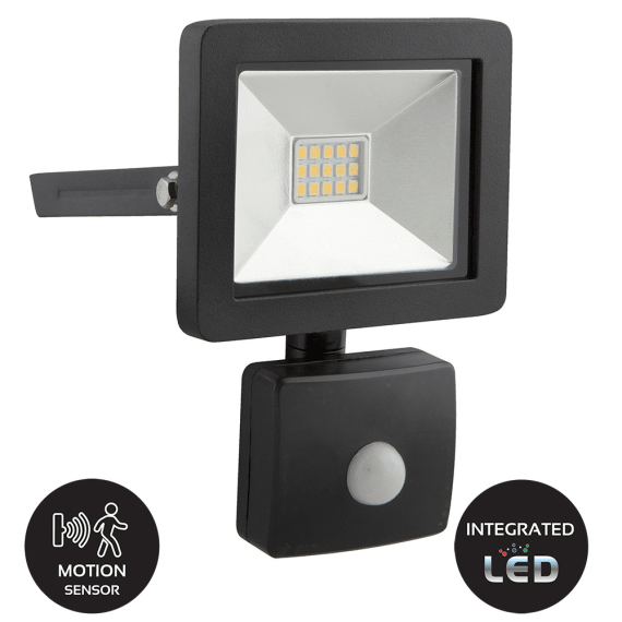 eurolux led floodlight with motion sensor black picture 4