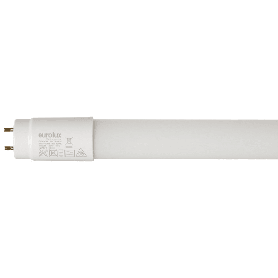 eurolux led tube t8 opal g13 4ft cw 18w 2 picture 1