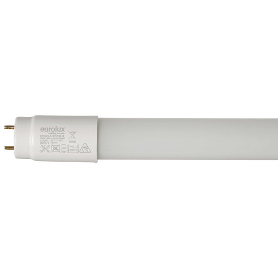 eurolux led tube t8 opal g13 5ft d l 24w picture 1