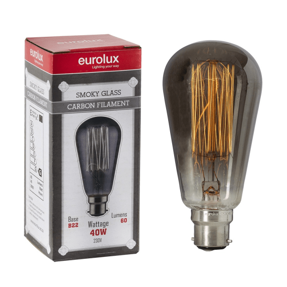 eurolux lamp filament cb b22 40w picture 2