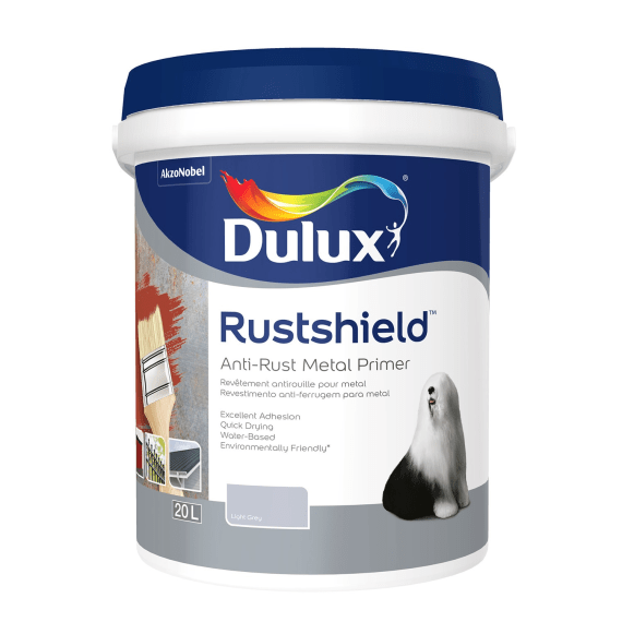 dulux rustshield primer wb light grey picture 2