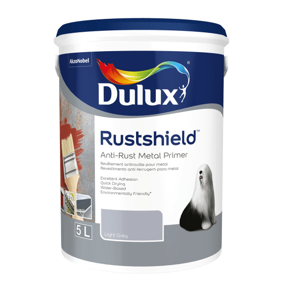 dulux rustshield primer wb light grey picture 1