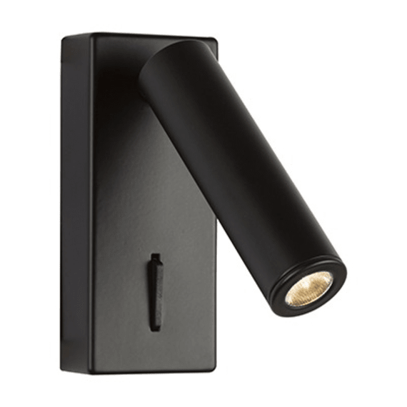 eurolux wall light led black 3w picture 1