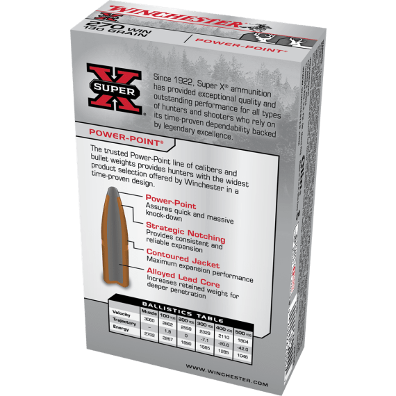 winchester super x 270win 130gr pp ammo 20 picture 3