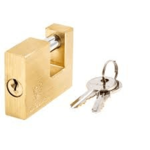 jaguar padlock insurance 60mm brass picture 1