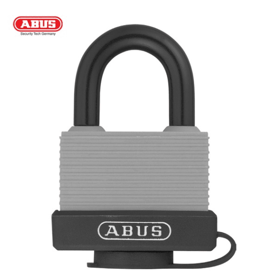 abus padlock 45mm aluminium weather grey picture 1