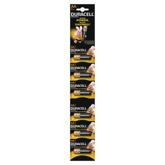 duracell battery strips aa 6x1 picture 1