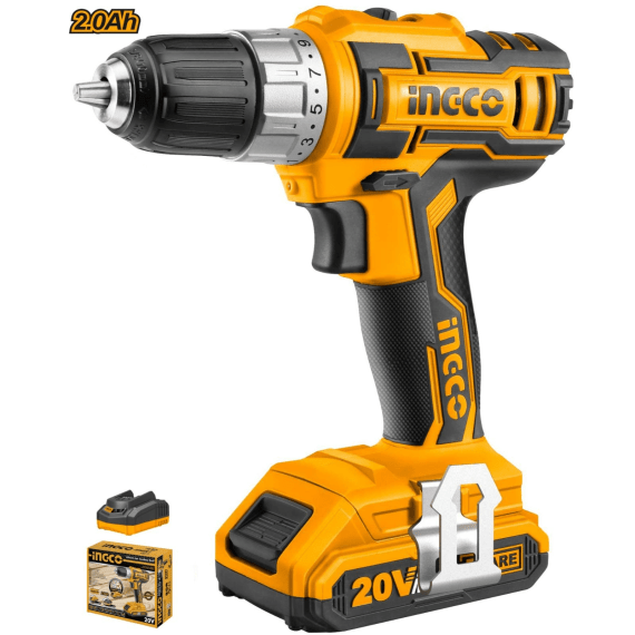 ingco drill cordless 20v ps 45nm kit picture 1