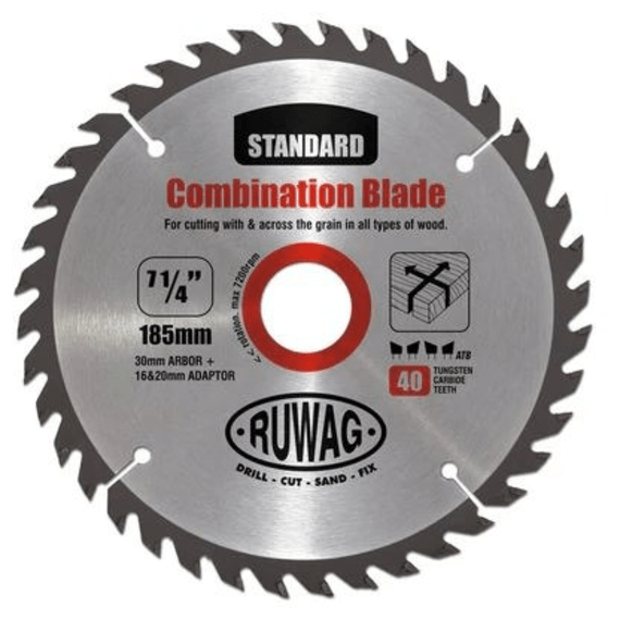 ruwag saw blade tct std 160mm z40 picture 1