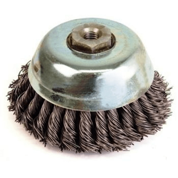 mts wire cup brush knotted 140mm picture 1