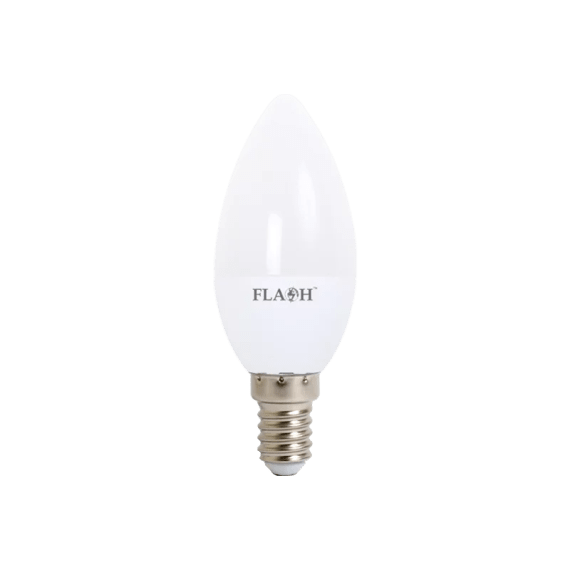 flash led candle 5w 3 step non dimmable e14 opal picture 1