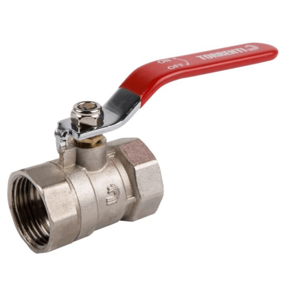 valve ball reduce bore 25mm 1 red picture 1