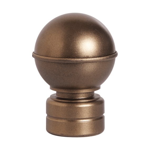 kirtech finial ball abs brnoze 2pk picture 1