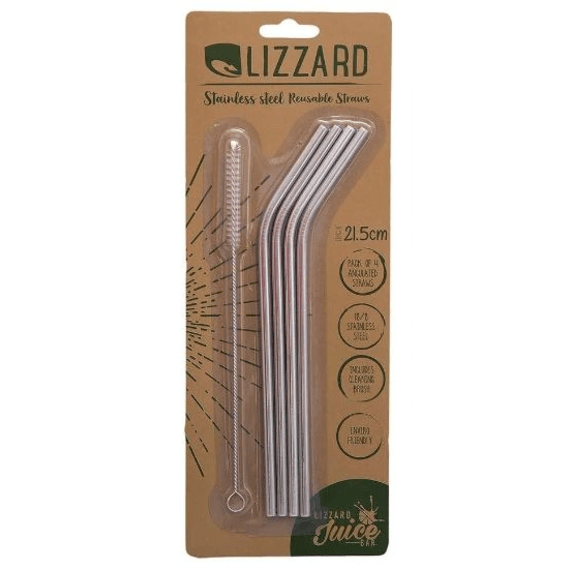 lizzard stainless steel straw set picture 1