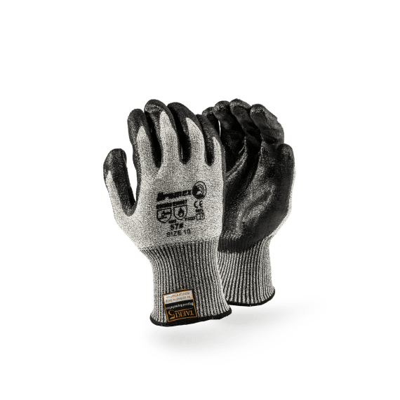 dromex glove taeki5 black nitrile picture 1