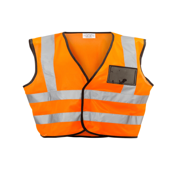 dromex vest reflective zip orange 2 picture 1