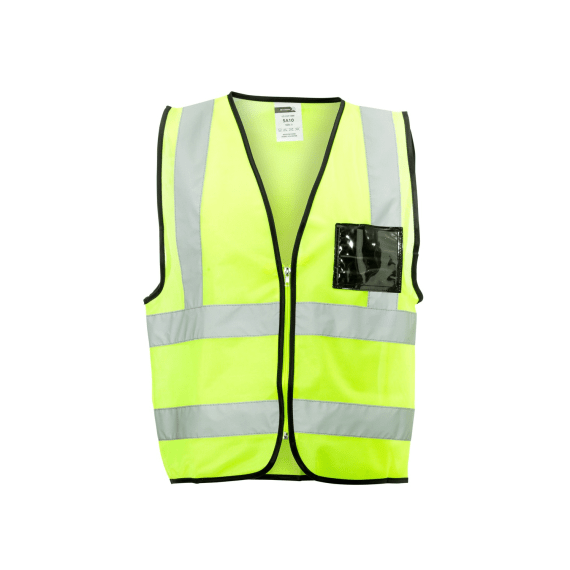 dromex vest reflective zip lime picture 1