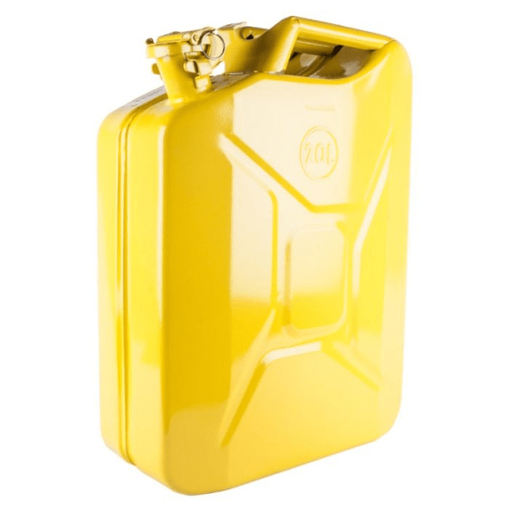 kaufmann metal diesel jerry can yellow 20l picture 1