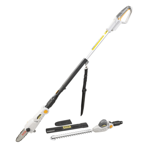 ryobi cordless pole pruner and hedger 18v picture 1