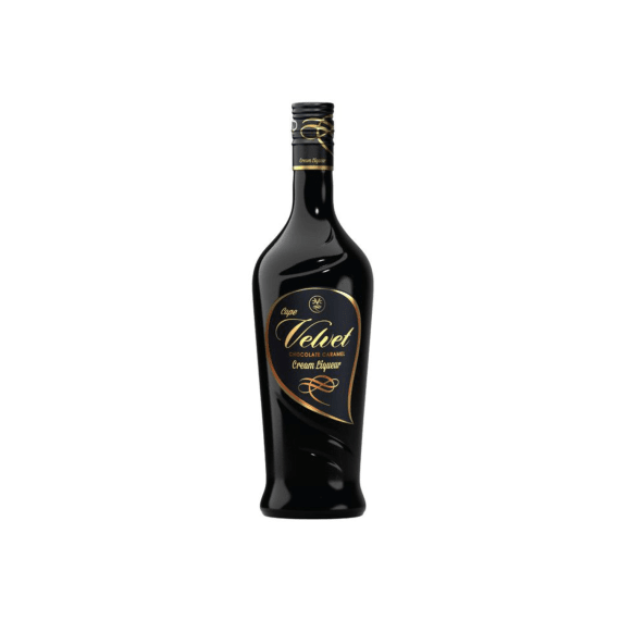 cape velvet cream liqueur chocolate caramel 750ml picture 1